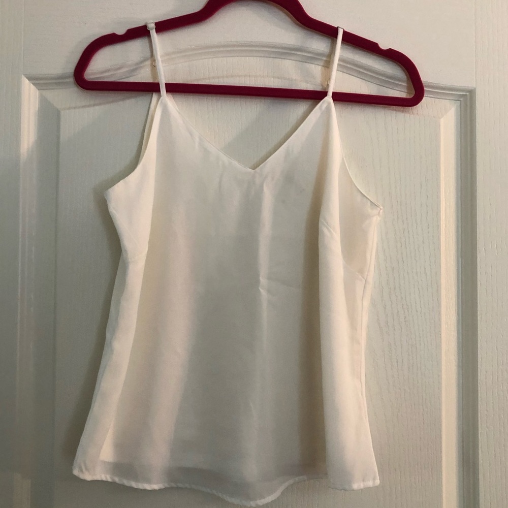 • W H I T E • All white blouse tank